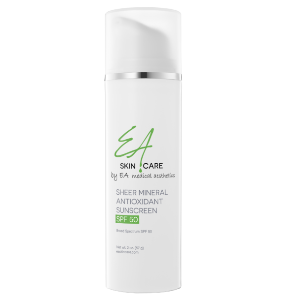 EA Skincare Sheer Mineral Antioxidant Sunscreen SPF 50