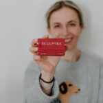 Kasia Dodman holds a box of Sculptra